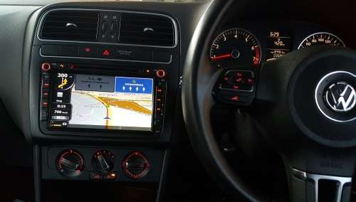 VW Polo 6 (2010 - 2014) Navigation unit, 8 inch GPS DVD, FREE Maps & Reverse Camera